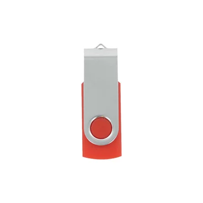 USB flash drive Swivel, USB 2.0, 16 GB, no logo, red