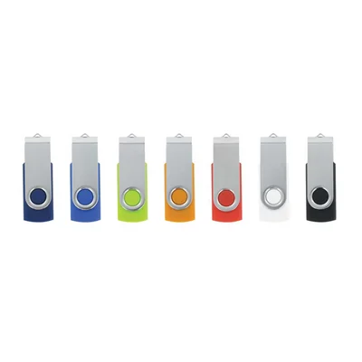 USB flash drive Swivel, USB 2.0, 16 GB, no logo, red