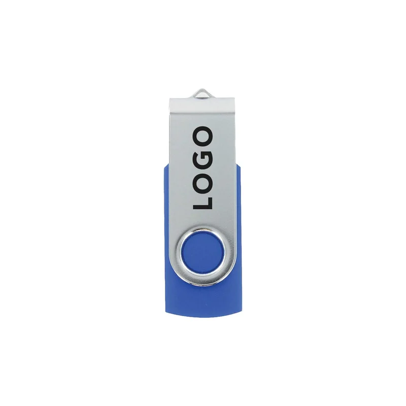 USB Flash Drive Swivel, USB 2.0, 16 GB, unbranded, blue