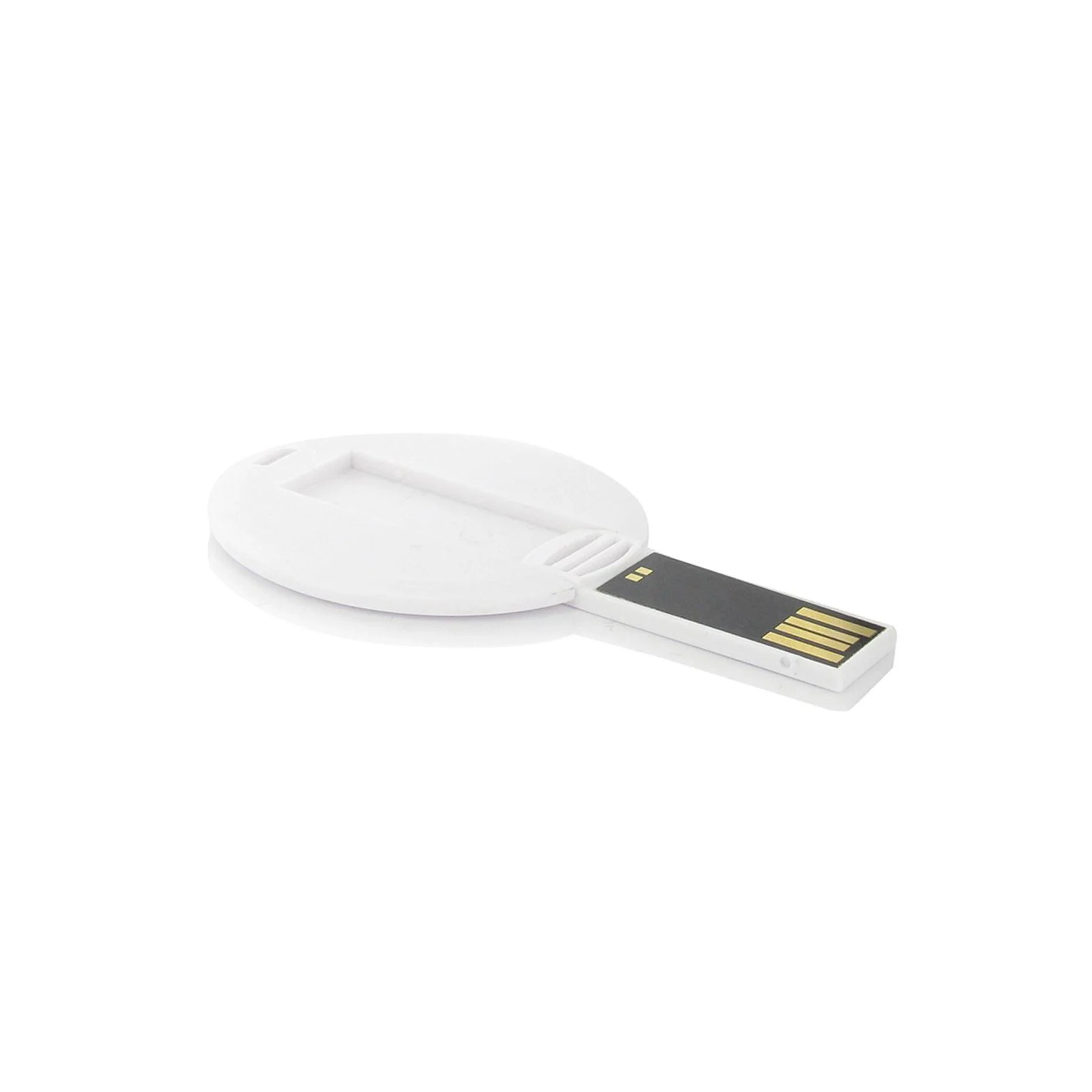 USB flash drive Disc Card, USB 2.0, 16 GB, no logo, white