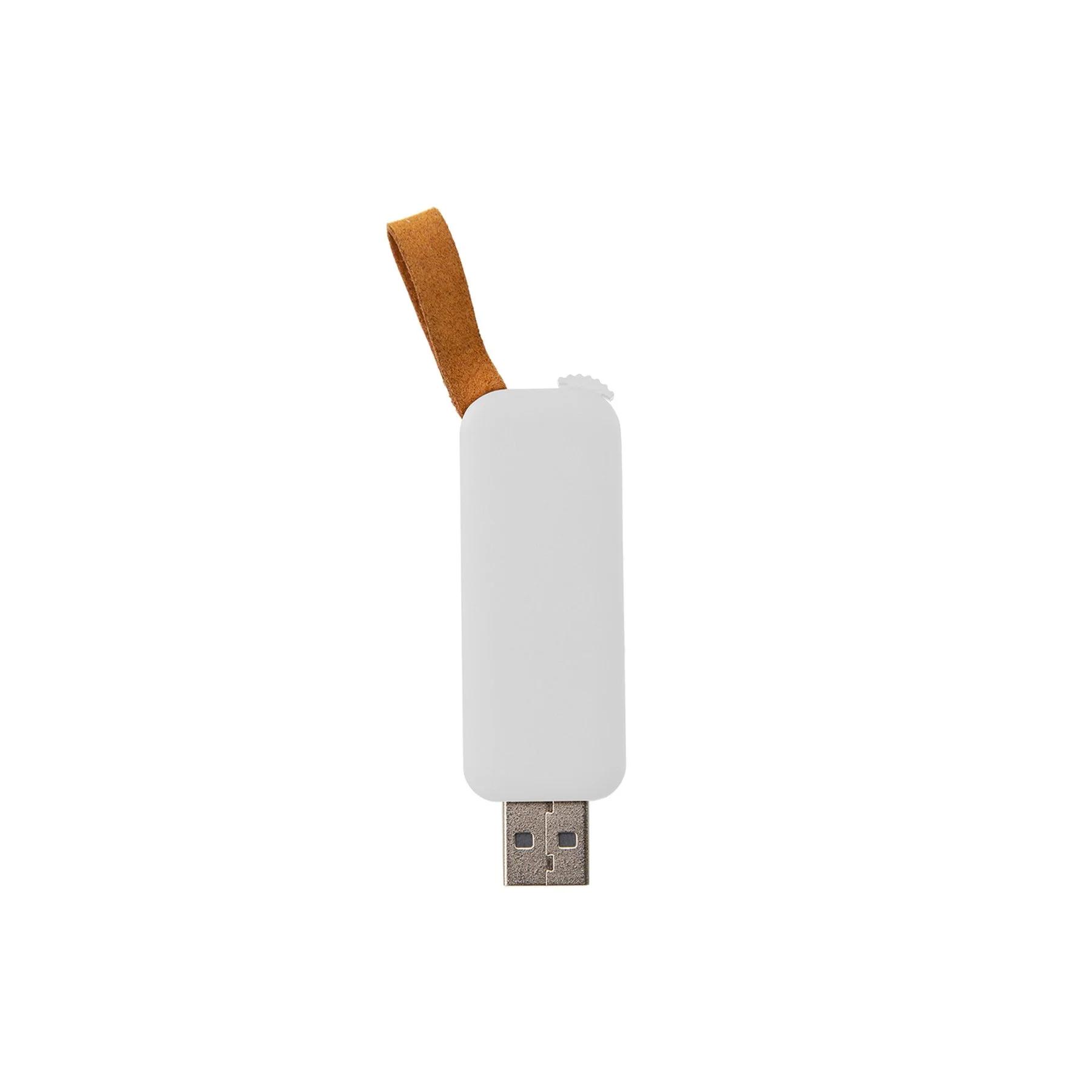 USB Flash Drive Slide, USB 2.0, 16 GB, no logo, white