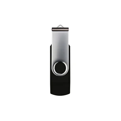 USB Flash drive Swivel, USB 3.0, 16 GB, Type-C OTG, black