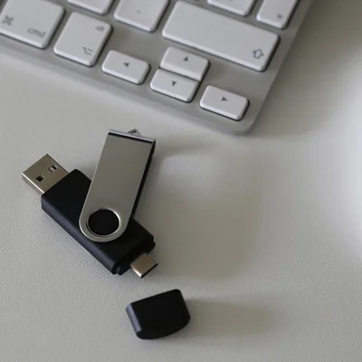 USB Flash drive Swivel, USB 3.0, 16 GB, Type-C OTG, black
