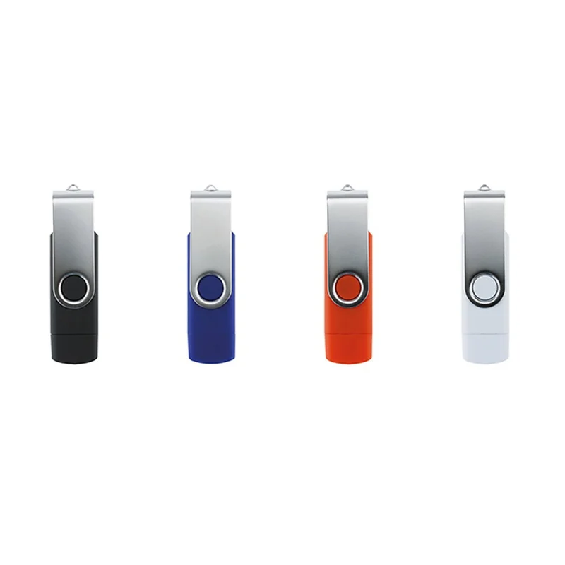 USB Flash drive Swivel, USB 3.0, 16 GB, Type-C OTG, black