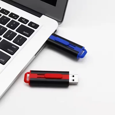 Office 1 USB флаш памет Slide 3, USB 2.0, 32 GB, синя