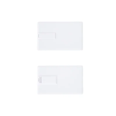 Office 1 USB флаш памет Credit Card, USB 2.0, 32 GB, без лого, бяла