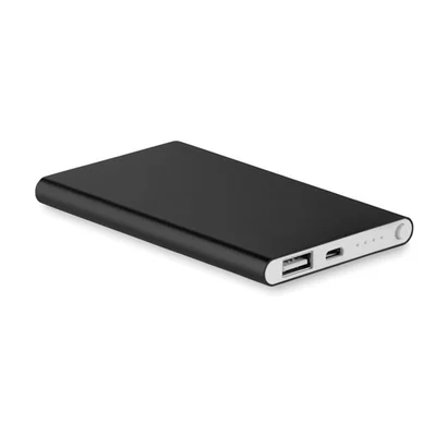More Than Gifts Power Bank Powerflat, 4000 mAh, Black