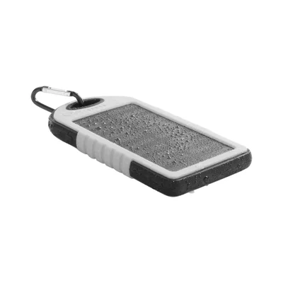 Cool Power bank Durabank Solar, 4000 mAh, white-black