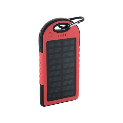 Cool Power Bank Durabank Solar, 4000 mAh, red-black