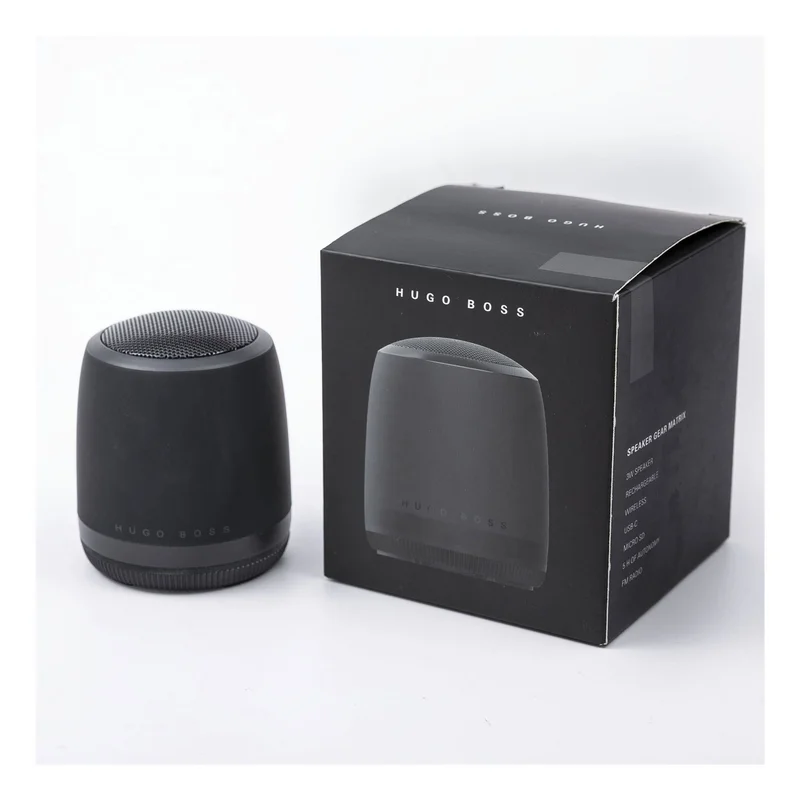 Hugo Boss Speaker Gear Matrix, portable, Bluetooth, black