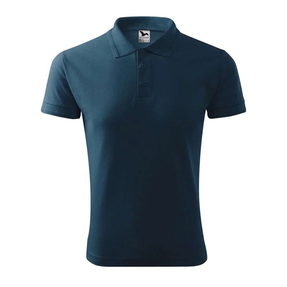 Malfini Men’s polo Pique 203, size M, navy blue