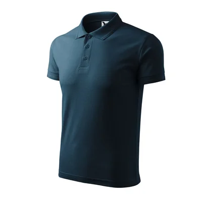 Malfini Men’s polo Pique 203, size M, navy blue