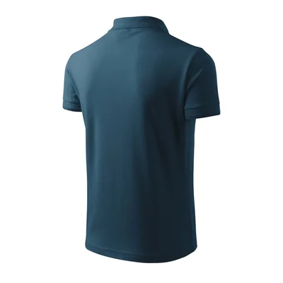 Malfini Men’s polo Pique 203, size M, navy blue