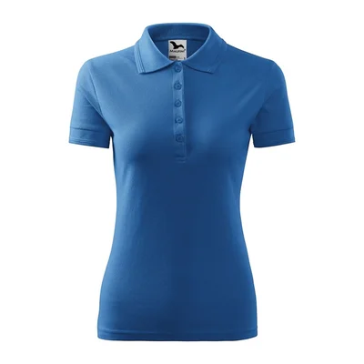 Malfini Women’s T-shirt Polo 210, size M, blue
