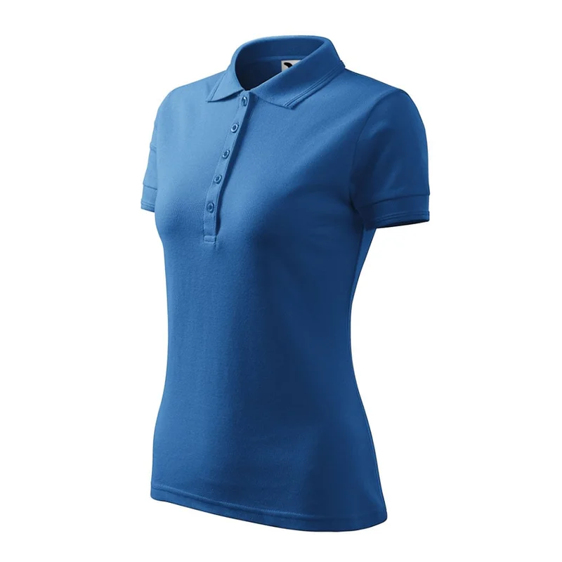 Malfini Women’s T-shirt Polo 210, size M, blue