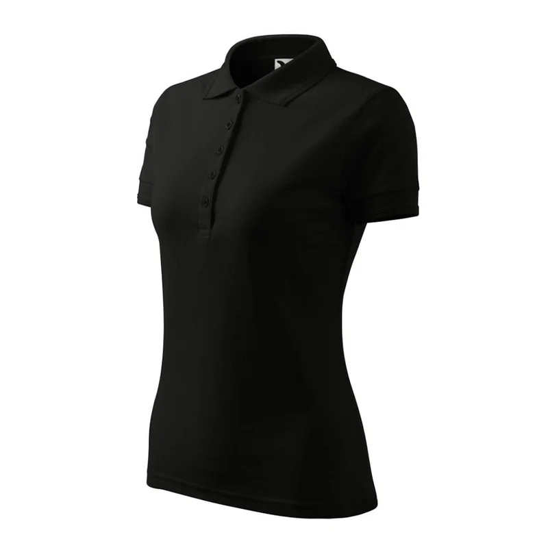 Malfini Women’s T-shirt Polo 210, size XXXL, black