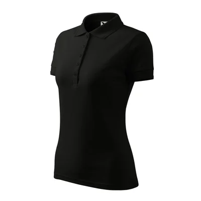 Malfini Women’s T-shirt Polo 210, size XXXL, black