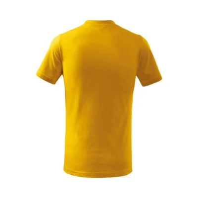 MALFINI BASIC 138 CHILDREN'S T-SHIRT 146CM 10D YELLOW