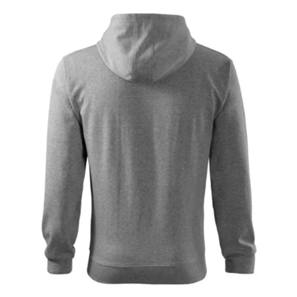 Malfini Men’s sweatshirt Zipper 410, size S, gray