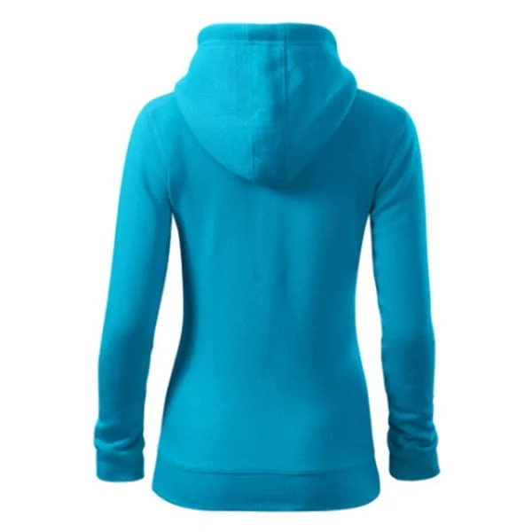 Malfini Women’s sweatshirt Zipper 411, size L, light blue