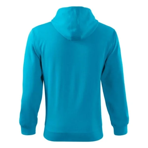 Malfini Men’s Sweatshirt Zipper 410, size XXL, light blue