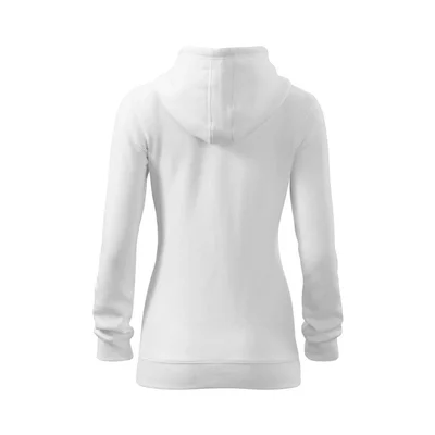 Malfini Women's Zipper 411 Sweatshirt, Size S, White