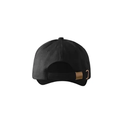 Malfini Cap 307, 5-panel, cotton, black