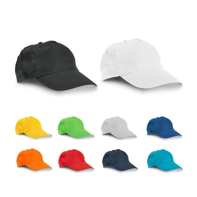 Hi!dea Baseball Cap Rufai, 5 panels, cotton, red