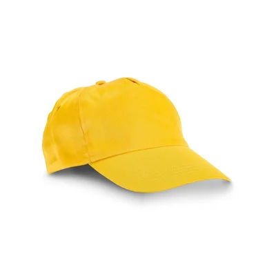 Hi!dea Baseball Cap Rufai, 5 panels, cotton, yellow
