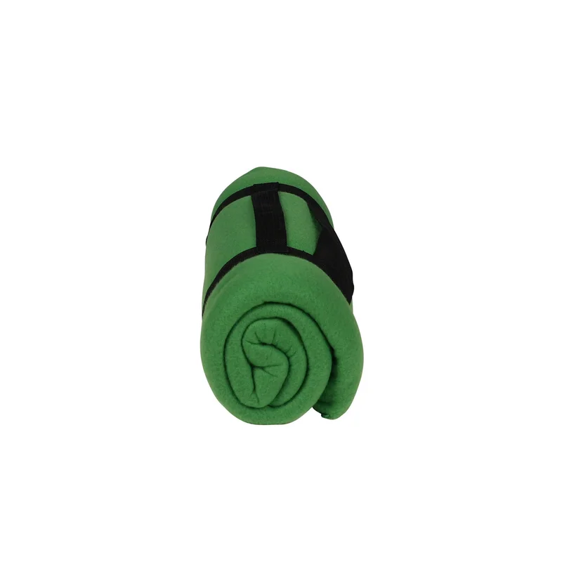 Arctica Blanket, fleece, with pouch, green