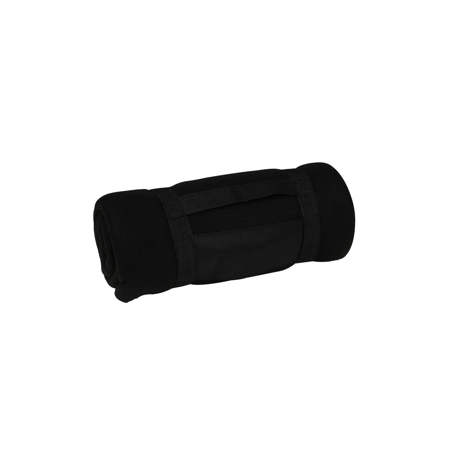 Arctica Blanket, fleece, with pouch, black