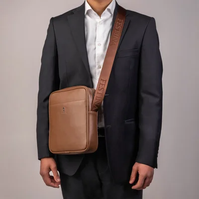 Festina Shoulder Bag Classicals, men’s, caramel