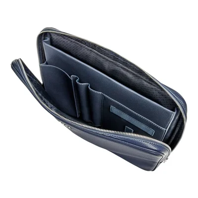 Hugo Boss Чанта за лаптоп Classic Grained, тъмносиня