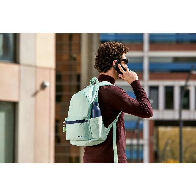 Milan Backpack 1918, with 2 zippers, 22 L, green