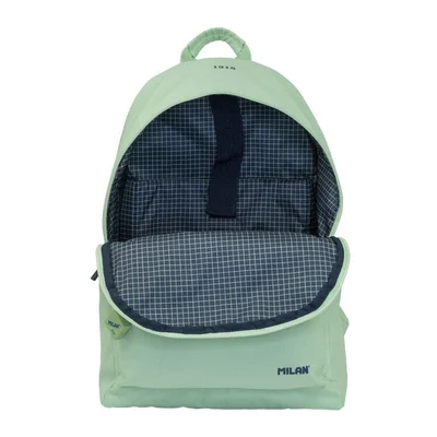 Milan Backpack 1918, with 2 zippers, 22 L, green