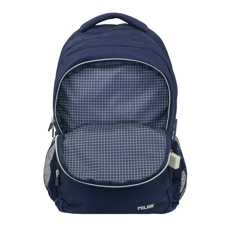 Milan Backpack 1918, with 4 zippers, 25 L, dark blue