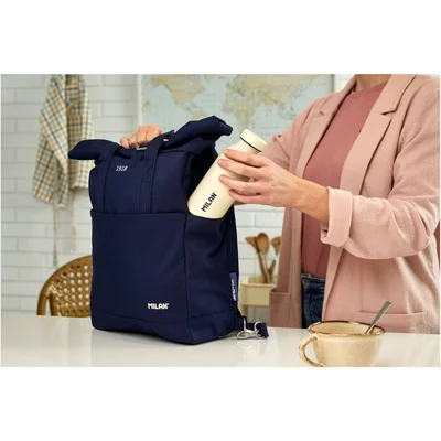 Milan Backpack Top Roll 1918, 10 L, dark blue