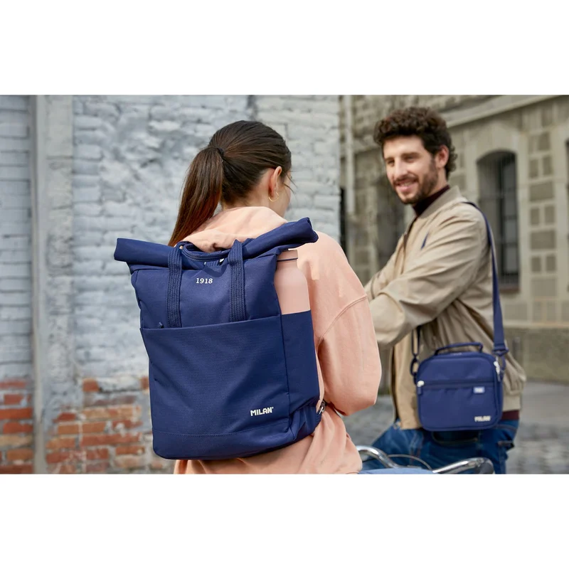 Milan Backpack Top Roll 1918, 10 L, dark blue