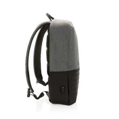 Swiss Peak Laptop backpack Anti-Theft, with RFID protection, 15.6'', grey-black
