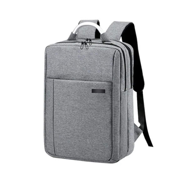 Laptop Backpack Casual, 15.6'', with double hidden zipper, gray