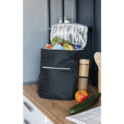 TOPS Cooler backpack Nome, 285 x 200 x 380 mm, 600D polyester, black