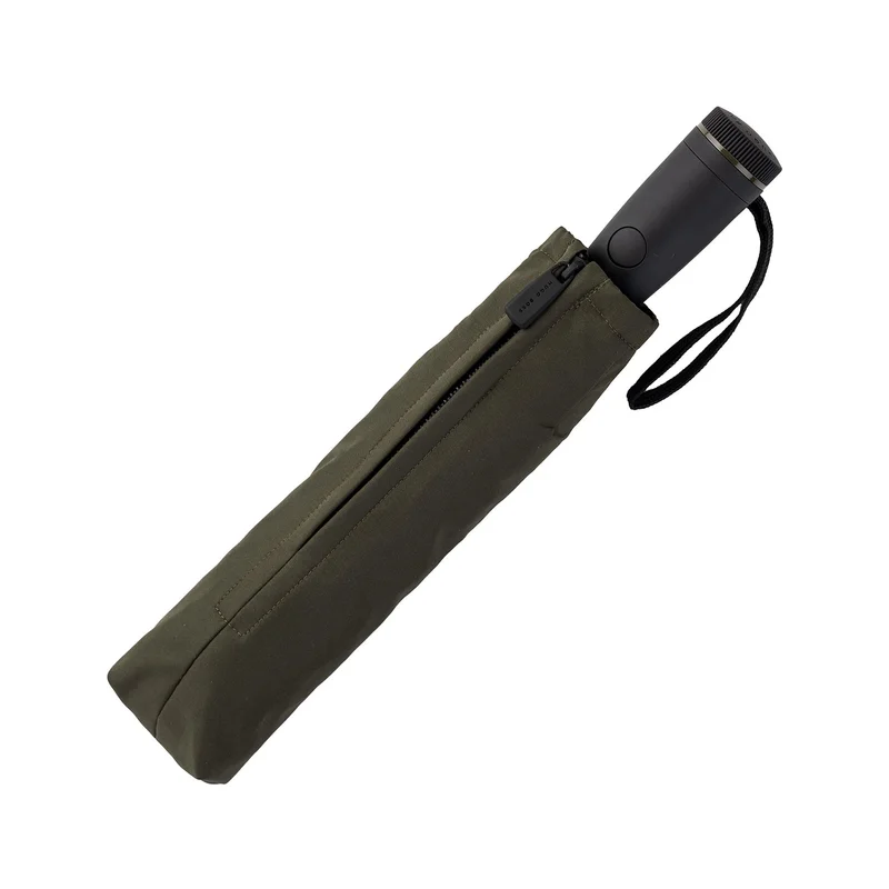 Hugo Boss Umbrella Gear, foldable, black-beige