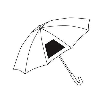 TOPS Umbrella Cancan, automatic, black-red
