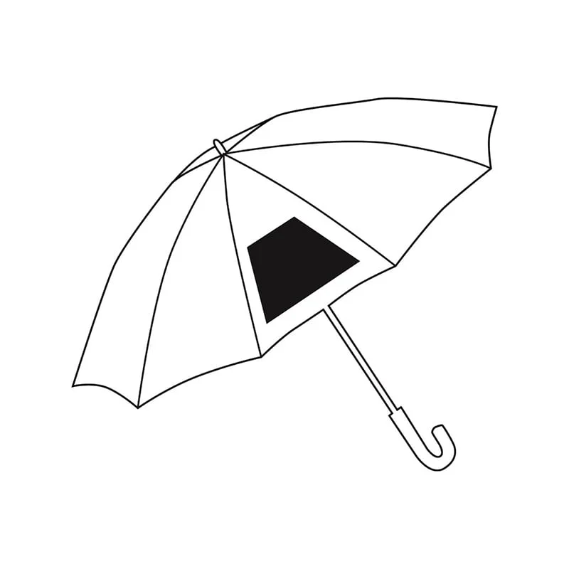 TOPS Umbrella Cancan, automatic, black-green
