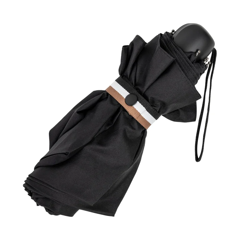 Hugo Boss Umbrella Iconic Mini, black