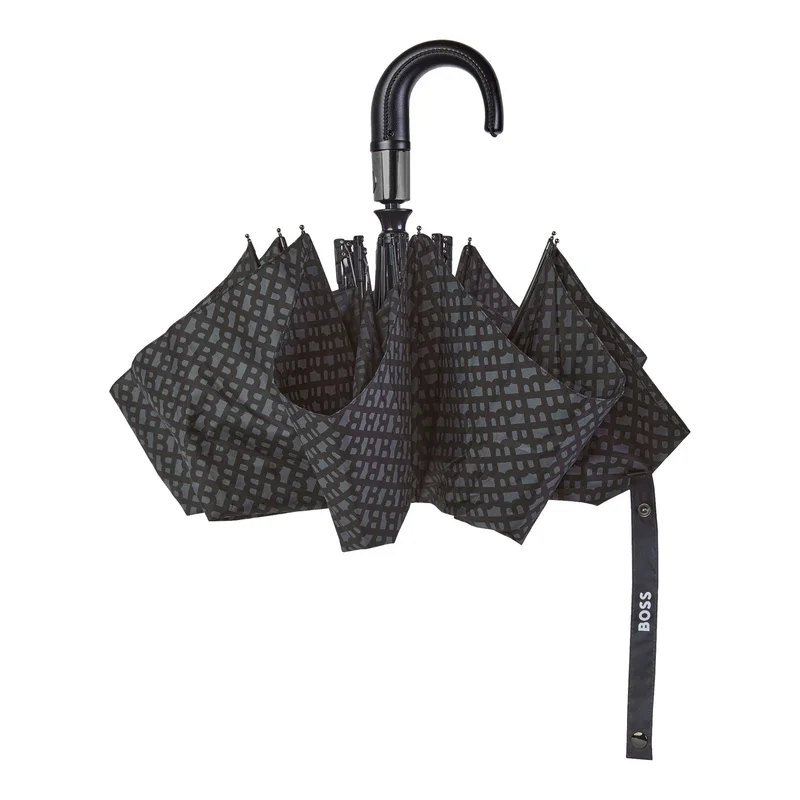 Hugo Boss Umbrella Monogramme Pocket, dark gray