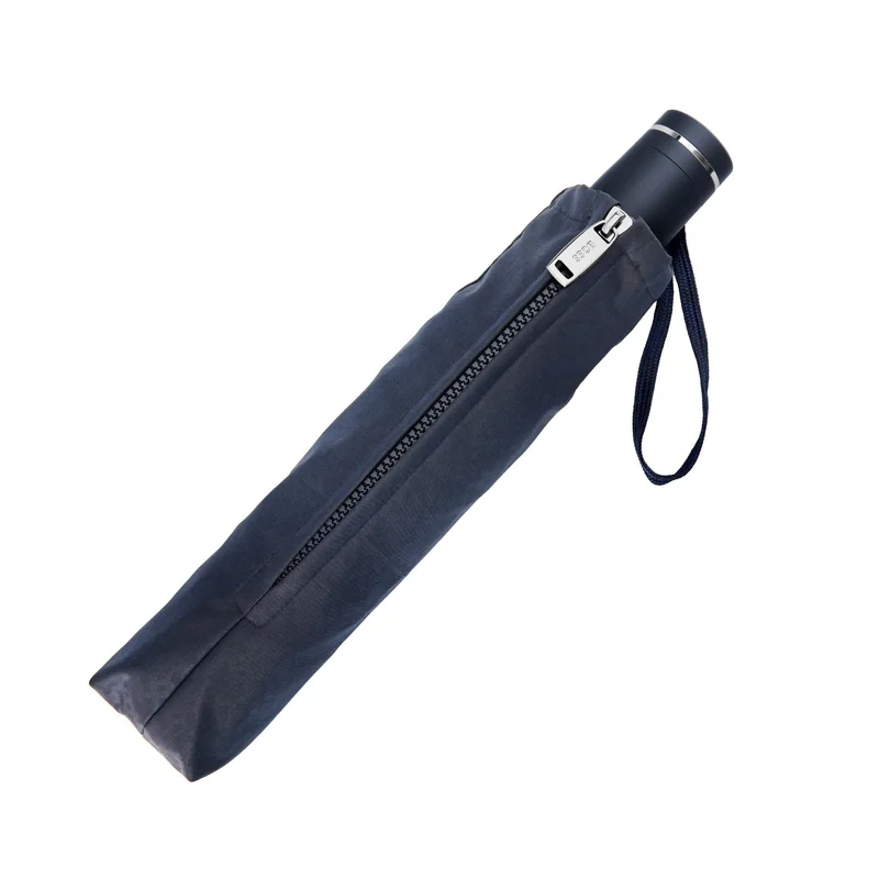 Hugo Boss Umbrella Pocket Double B, foldable, dark blue