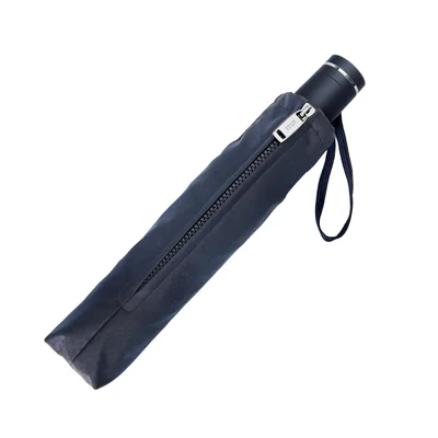 Hugo Boss Umbrella Pocket Double B, foldable, dark blue