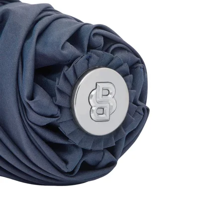 Hugo Boss Umbrella Pocket Double B, foldable, dark blue