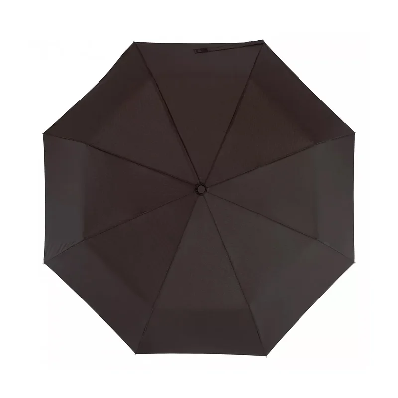 Office 1 Чадър, сгъваем, open-close, с гумирана дръжка, 97 cm, черен